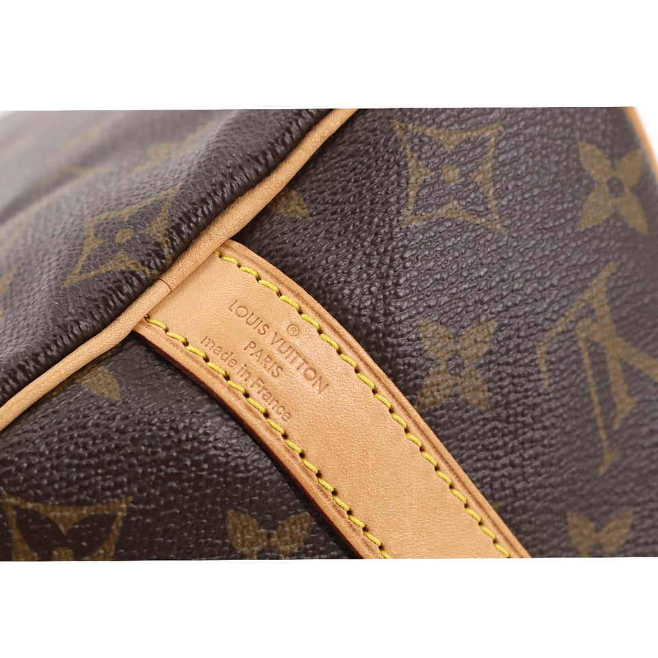 Louis Vuitton Monogram Speedy Bandouliere 25 2Way Shoulder Bag Brown