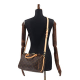 Louis Vuitton Monogram Speedy Bandouliere 25 2Way Shoulder Bag Brown