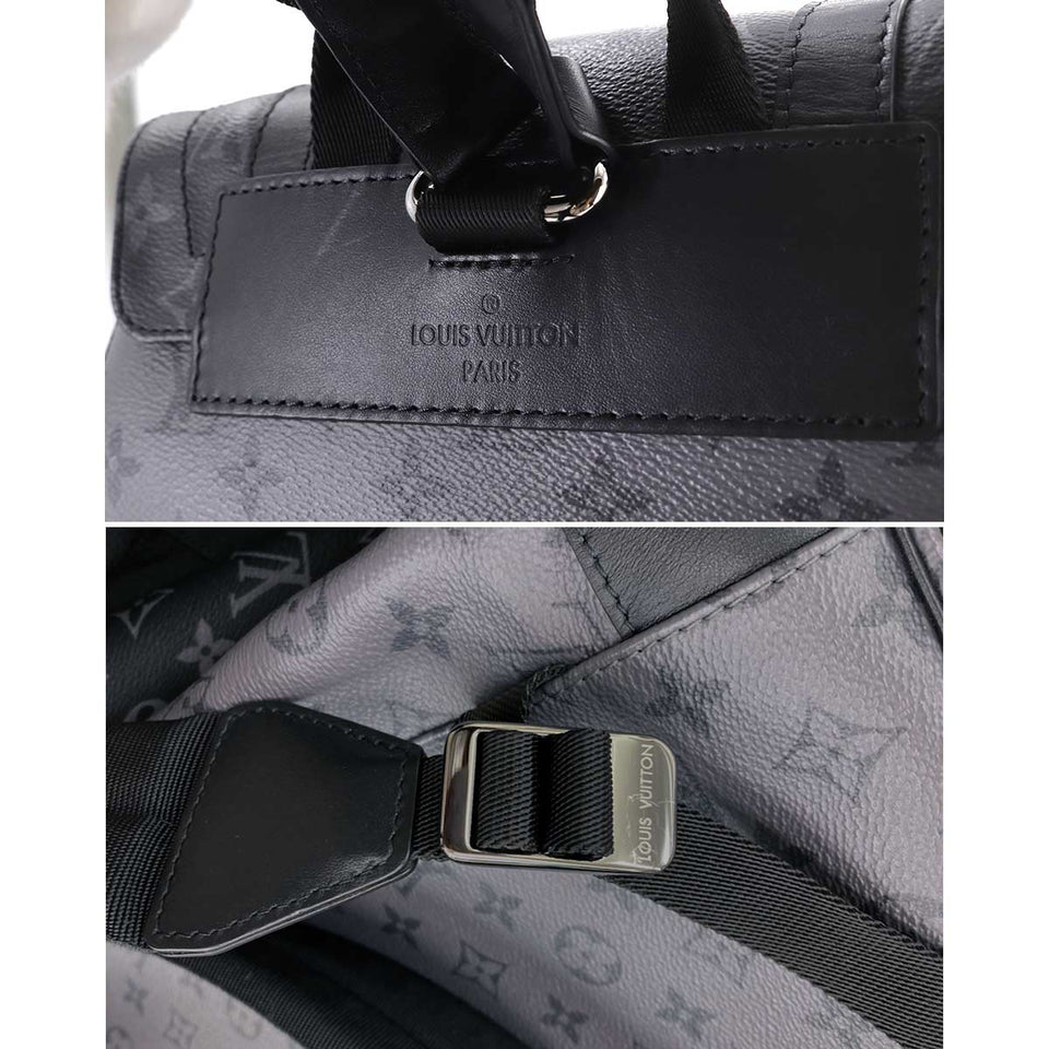Louis Vuitton Monogram Eclipse Christopher MM Backpack Rucksack Black