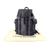 Louis Vuitton Monogram Eclipse Christopher MM Backpack Rucksack Black