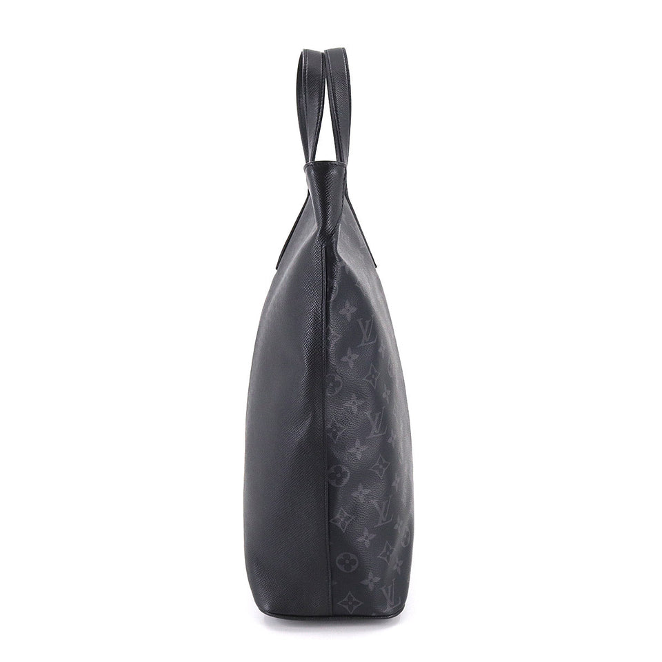 Louis Vuitton Taigarama City Tote 2Way Shoulder Bag Leather Noir