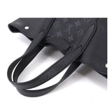 Louis Vuitton Taigarama City Tote 2Way Shoulder Bag Leather Noir