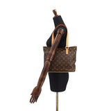 Louis Vuitton Monogram Cover Piano Tote Bag Brown