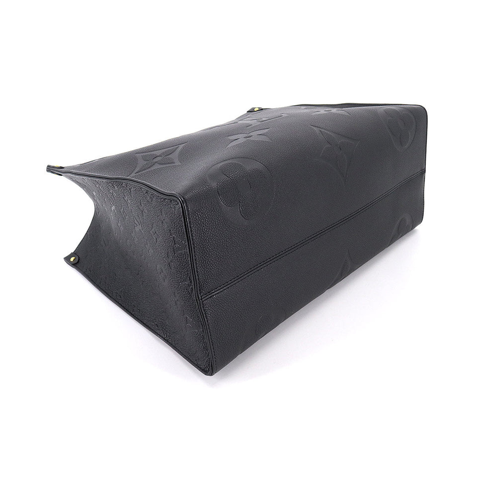 Louis Vuitton Monogram Implant Onthego GM 2Way Tote Bag Noir