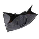Louis Vuitton Monogram Implant Onthego GM 2Way Tote Bag Noir