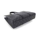 Louis Vuitton Monogram Eclipse Sac Plat Horizontal Zip Business Bag