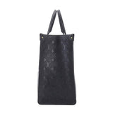 Louis Vuitton Monogram Implant Onthego GM 2Way Shoulder Bag Noir
