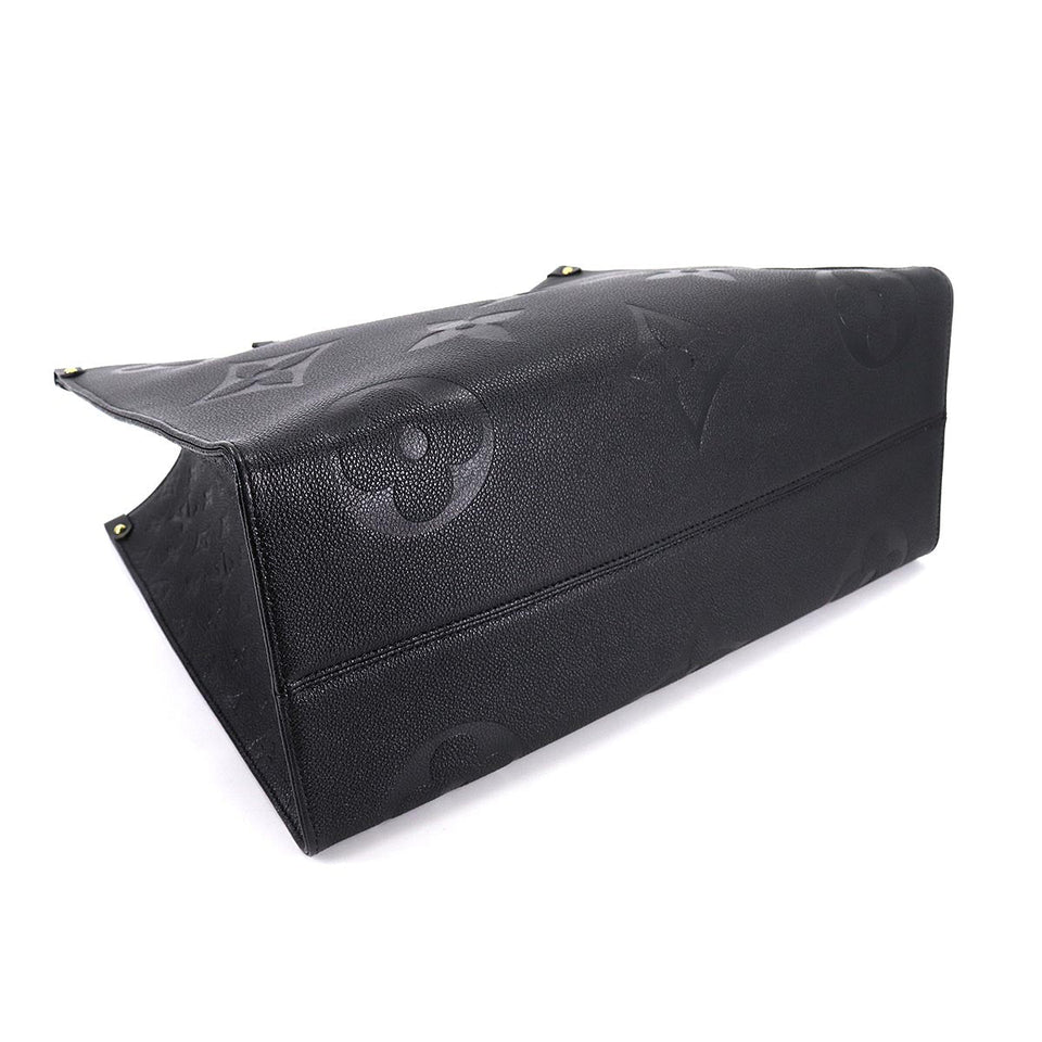 Louis Vuitton Monogram Implant Onthego GM 2Way Shoulder Bag Noir