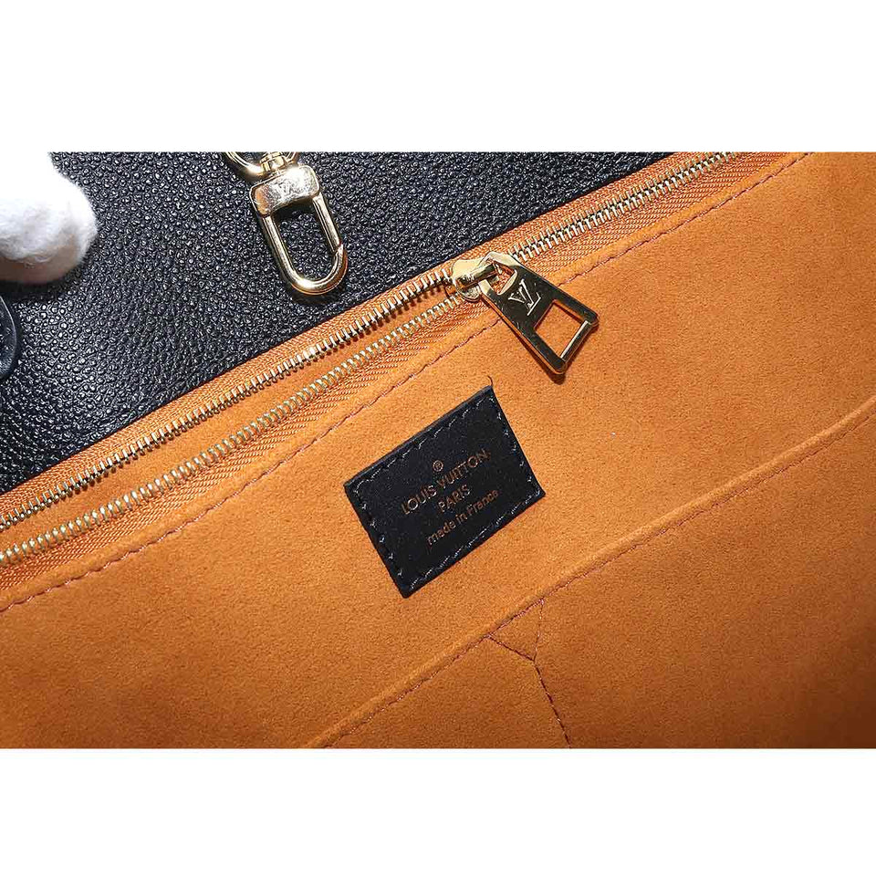 Louis Vuitton Monogram Implant Onthego GM 2Way Shoulder Bag Noir