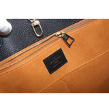 Louis Vuitton Monogram Implant Onthego GM 2Way Shoulder Bag Noir