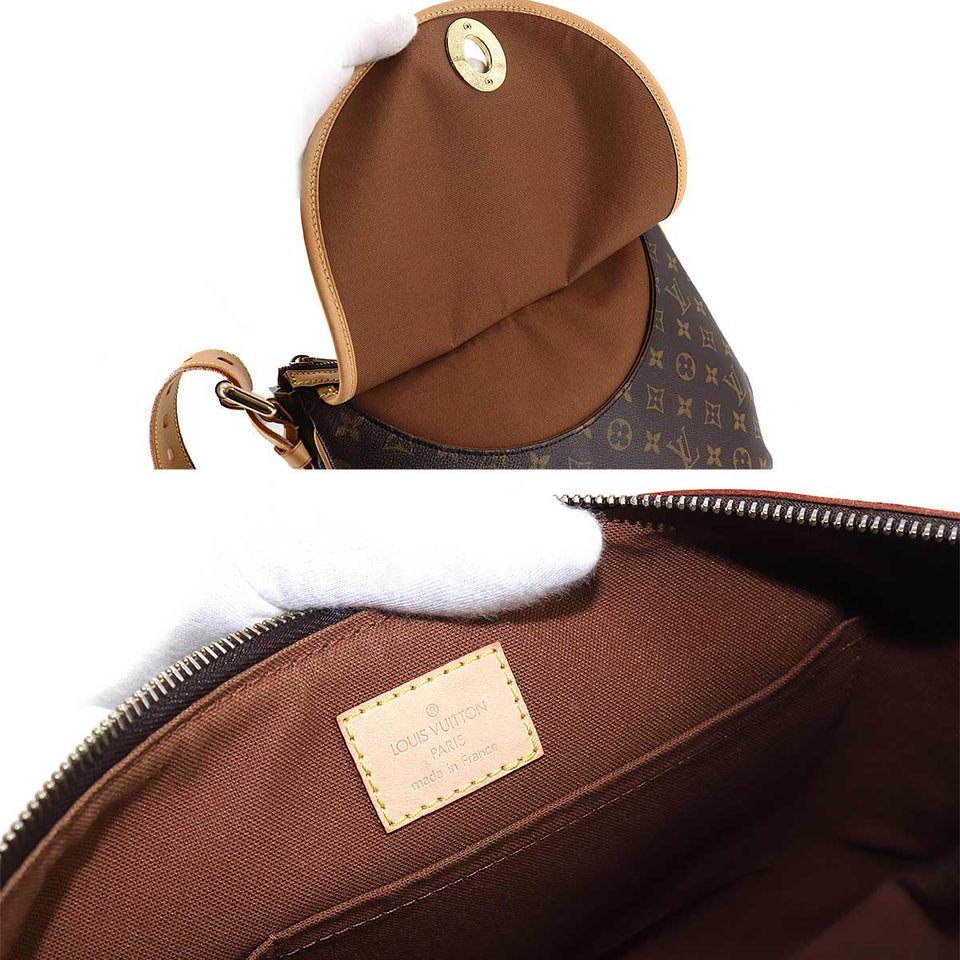 Louis Vuitton Monogram Tulum GM Shoulder Bag Brown