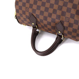 Louis Vuitton Damier Speedy 30 Hand Bag Ebene Brown