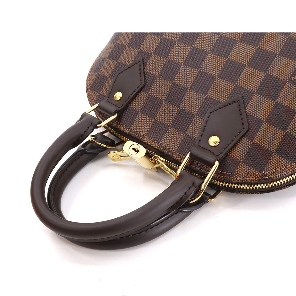 Louis Vuitton Damier Alma BB 2way Hand Shoulder Bag Ebene