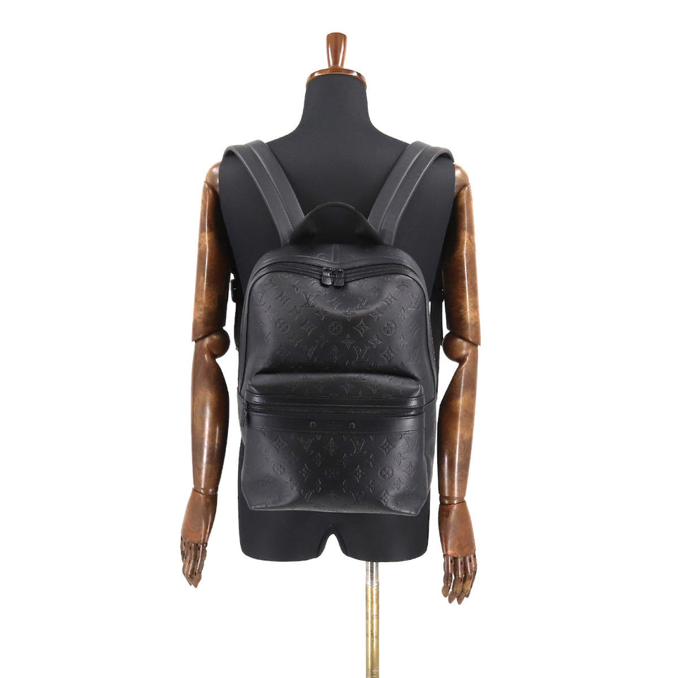 Louis Vuitton Monogram Shadow Sprinter Backpack Leather Black