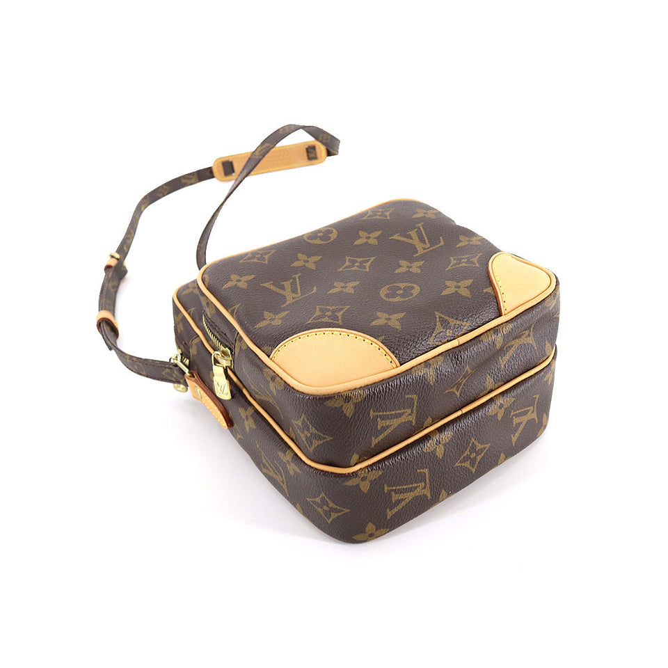 Louis Vuitton Monogram Amazon Shoulder Bag Brown Gold Hardware