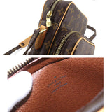 Louis Vuitton Monogram Amazon Shoulder Bag Brown Gold Hardware