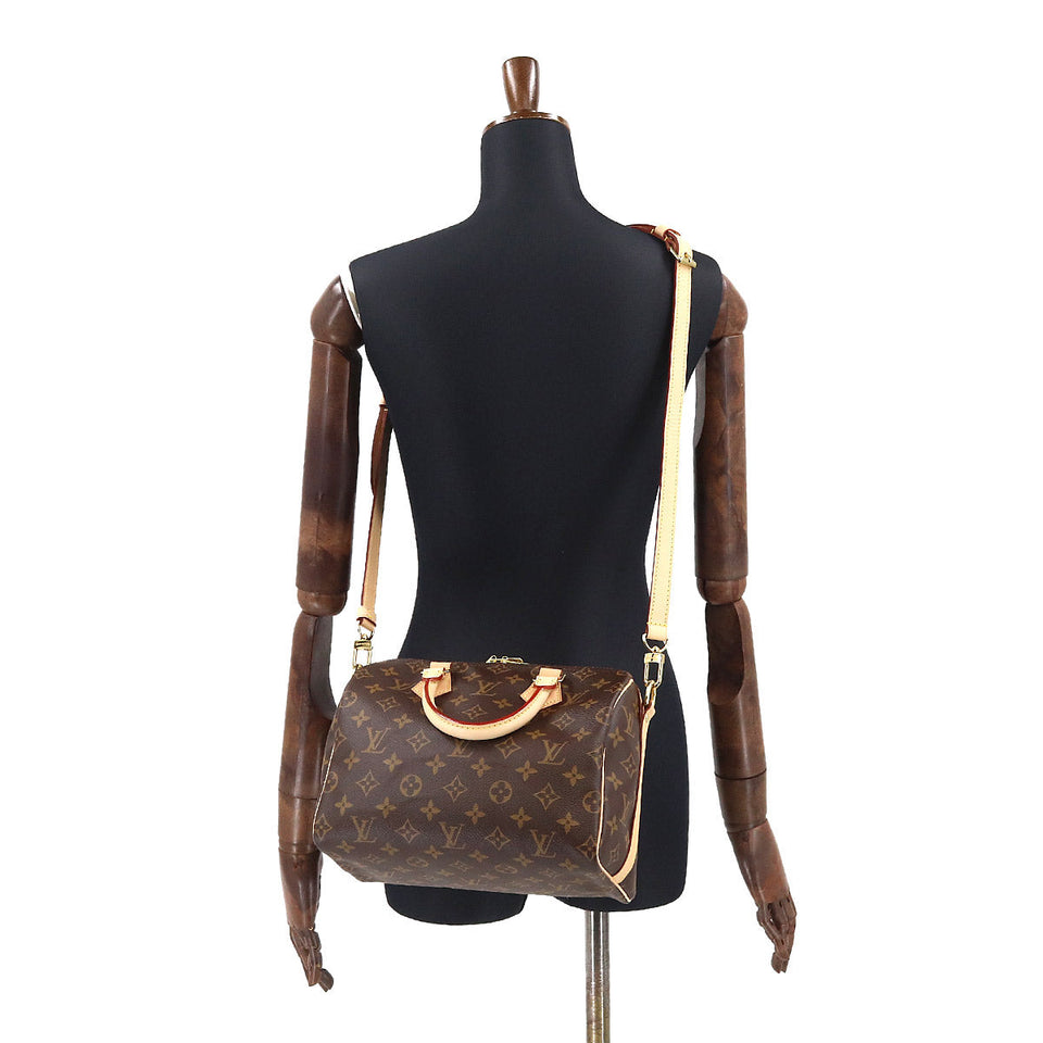 Louis Vuitton Monogram Speedy Bandouliere 25 2Way Shoulder Bag