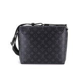 Louis Vuitton Monogram Eclipse District PM NV2 Shoulder Bag Black