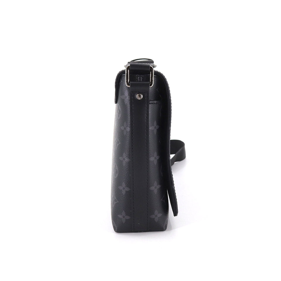 Louis Vuitton Monogram Eclipse District PM NV2 Shoulder Bag Black