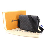 Louis Vuitton Monogram Eclipse District PM NV2 Shoulder Bag Black
