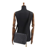 Louis Vuitton Monogram Eclipse District PM NV2 Shoulder Bag Black