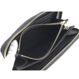 Louis Vuitton Monogram Implant Zippy Wallet Long Leather Noir