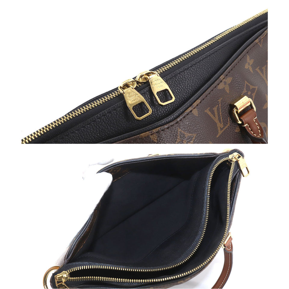 Louis Vuitton Monogram Pallas 2Way Hand Shoulder Bag Leather