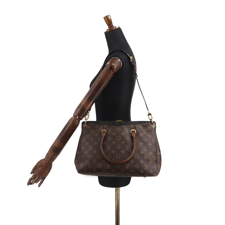 Louis Vuitton Monogram Pallas 2Way Hand Shoulder Bag Leather