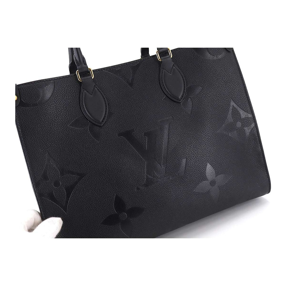 Louis Vuitton Monogram Emplant Onthego MM 2Way Tote Bag