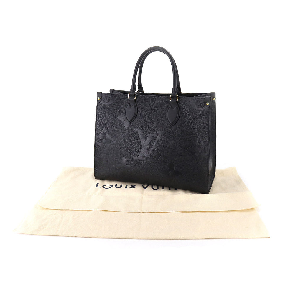 Louis Vuitton Monogram Emplant Onthego MM 2Way Tote Bag