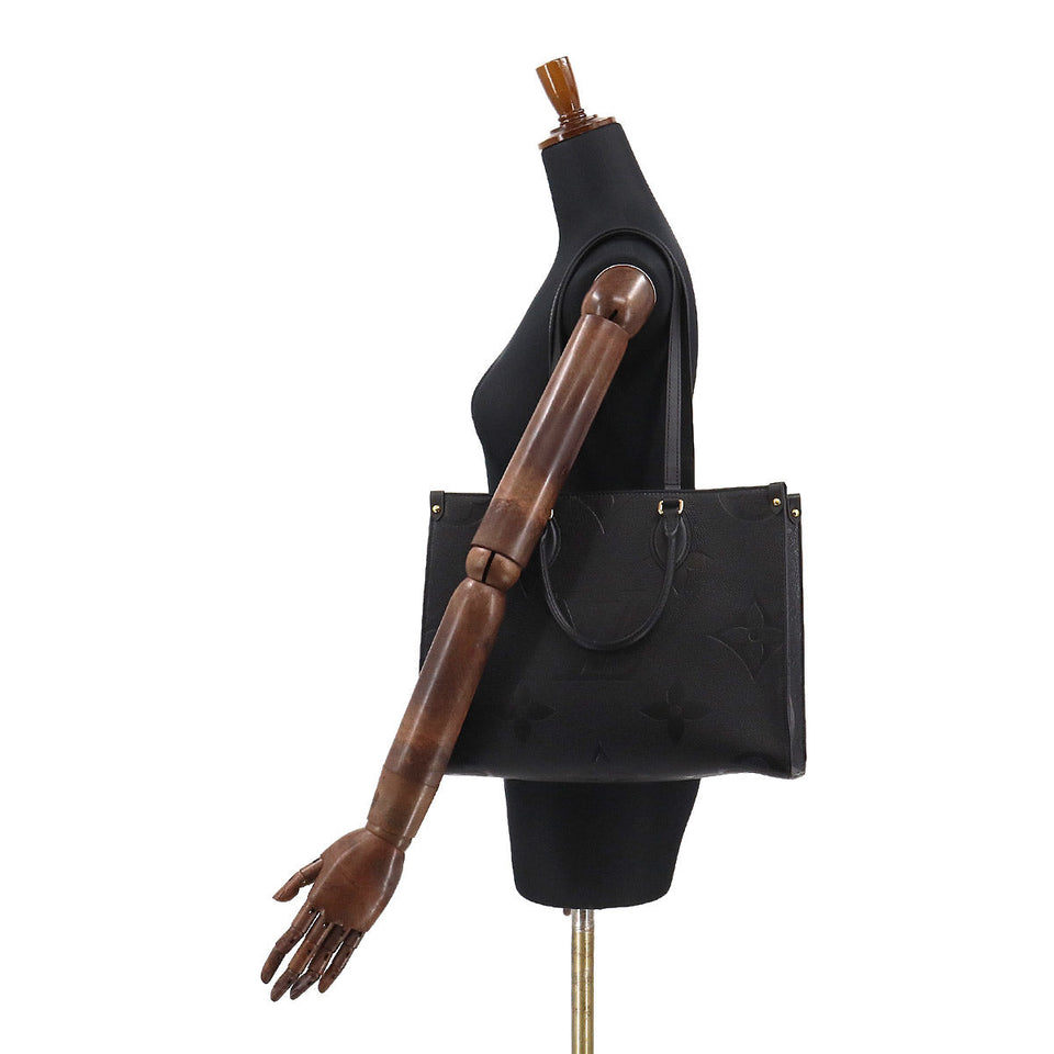 Louis Vuitton Monogram Emplant Onthego MM 2Way Tote Bag