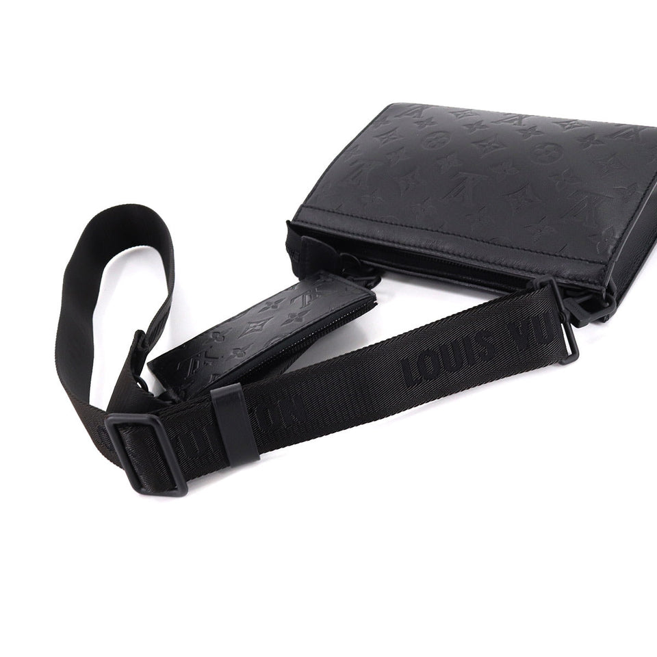 Louis Vuitton Monogram Shadow Gaston Wearable Wallet Shoulder Bag