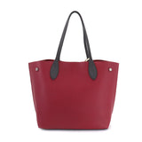 Louis Vuitton Lockme Go Tote Bag Leather Redouin Silver Metal