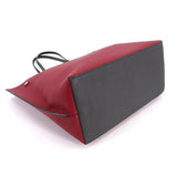 Louis Vuitton Lockme Go Tote Bag Leather Redouin Silver Metal