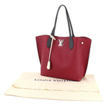 Louis Vuitton Lockme Go Tote Bag Leather Redouin Silver Metal