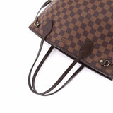 Louis Vuitton Damier Neverfull PM Tote Bag Ebene Brown