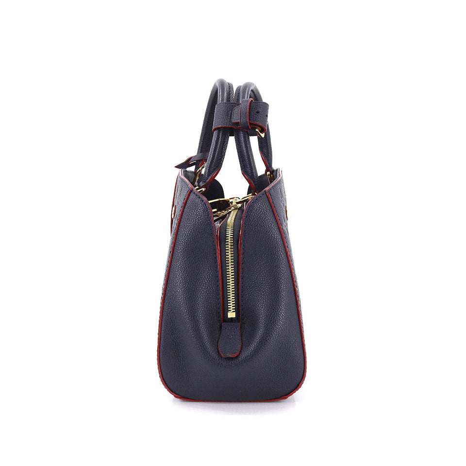 Louis Vuitton Implant Montaigne BB Shoulder Bag Marine Rouge