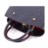 Louis Vuitton Implant Montaigne BB Shoulder Bag Marine Rouge