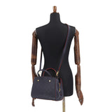 Louis Vuitton Implant Montaigne BB Shoulder Bag Marine Rouge