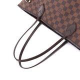 Louis Vuitton Damier Neverfull MM Tote Bag Ebene Cerise Brown