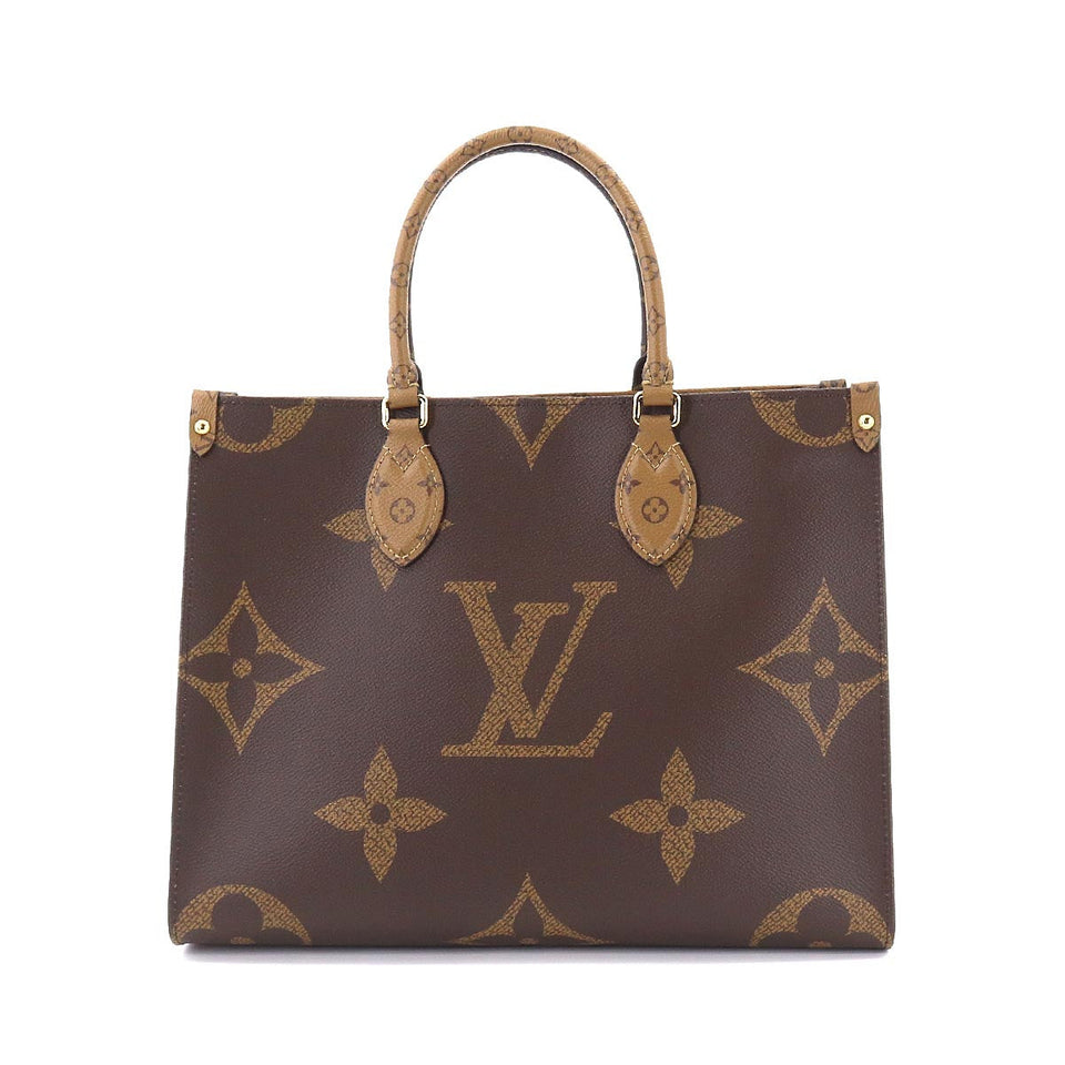 Louis Vuitton Giant Monogram On The Go MM 2way Tote Bag