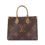 Louis Vuitton Giant Monogram On The Go MM 2way Tote Bag