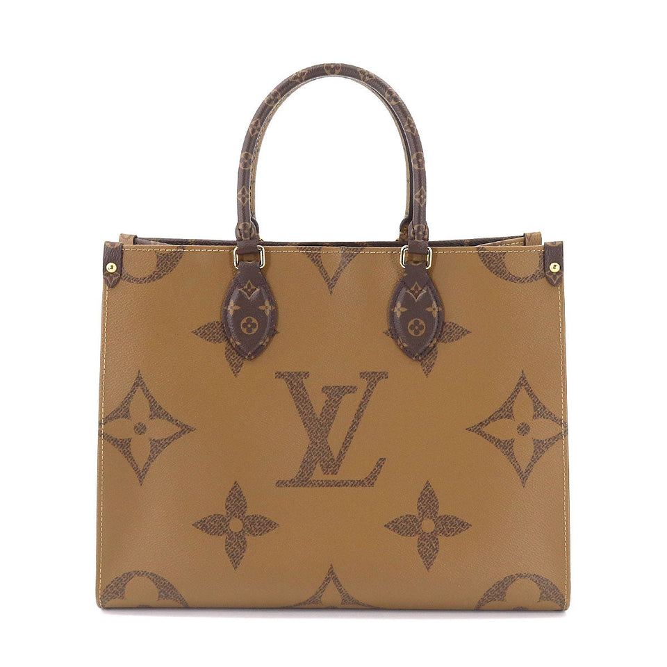 Louis Vuitton Giant Monogram On The Go MM 2way Tote Bag