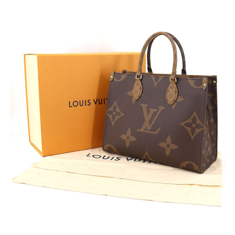 Louis Vuitton Giant Monogram On The Go MM 2way Tote Bag