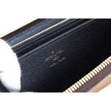 Louis Vuitton Giant Monogram Zippy Wallet Round Zipper Long Brown
