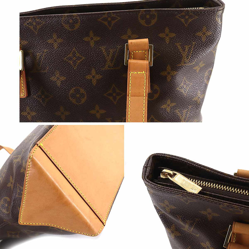 Louis Vuitton Monogram Hippo Piano Tote Bag Brown Gold Metal
