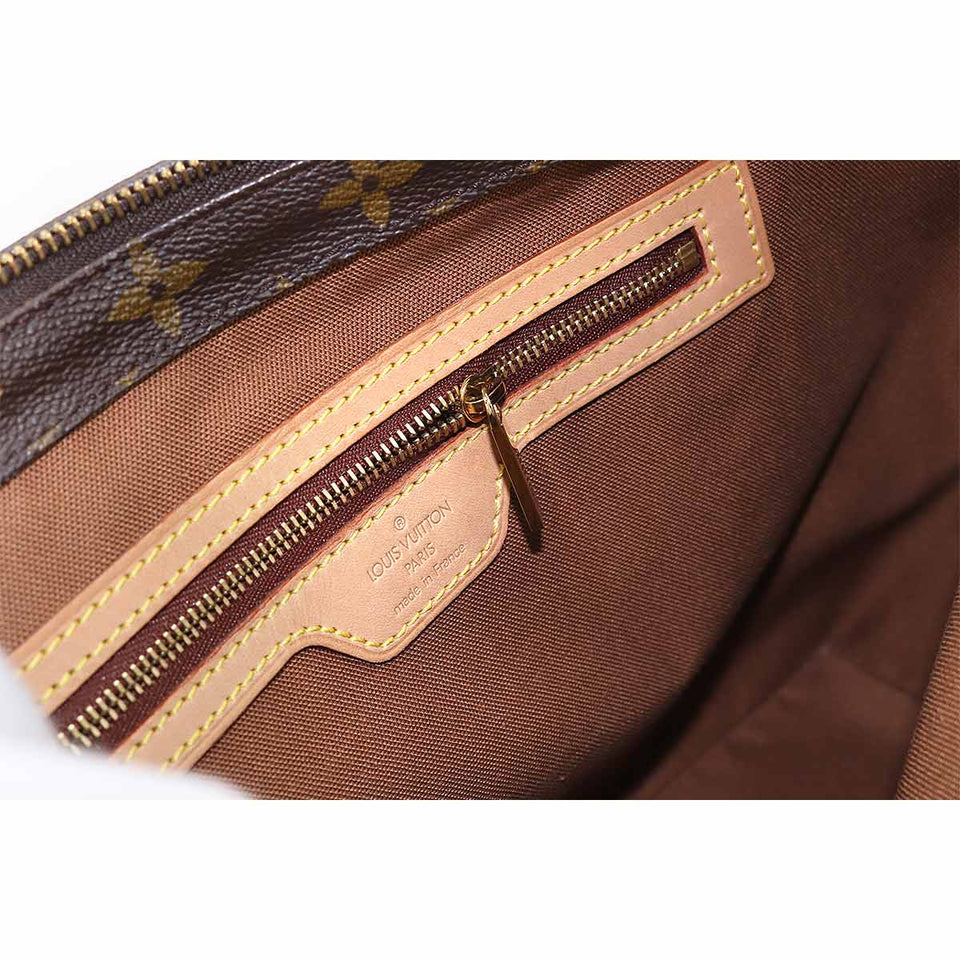 Louis Vuitton Monogram Hippo Piano Tote Bag Brown Gold Metal
