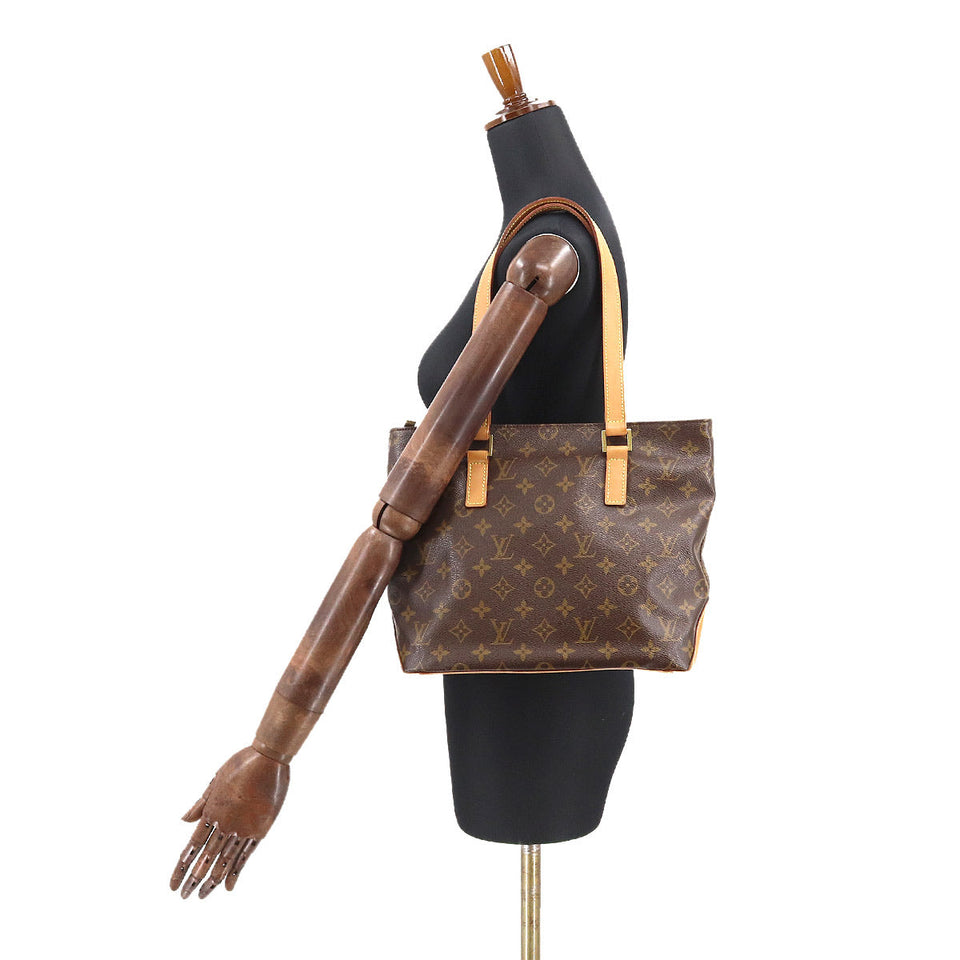 Louis Vuitton Monogram Hippo Piano Tote Bag Brown Gold Metal