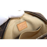 Louis Vuitton Monogram Manhattan PM Handbag Brown Gold Hardware
