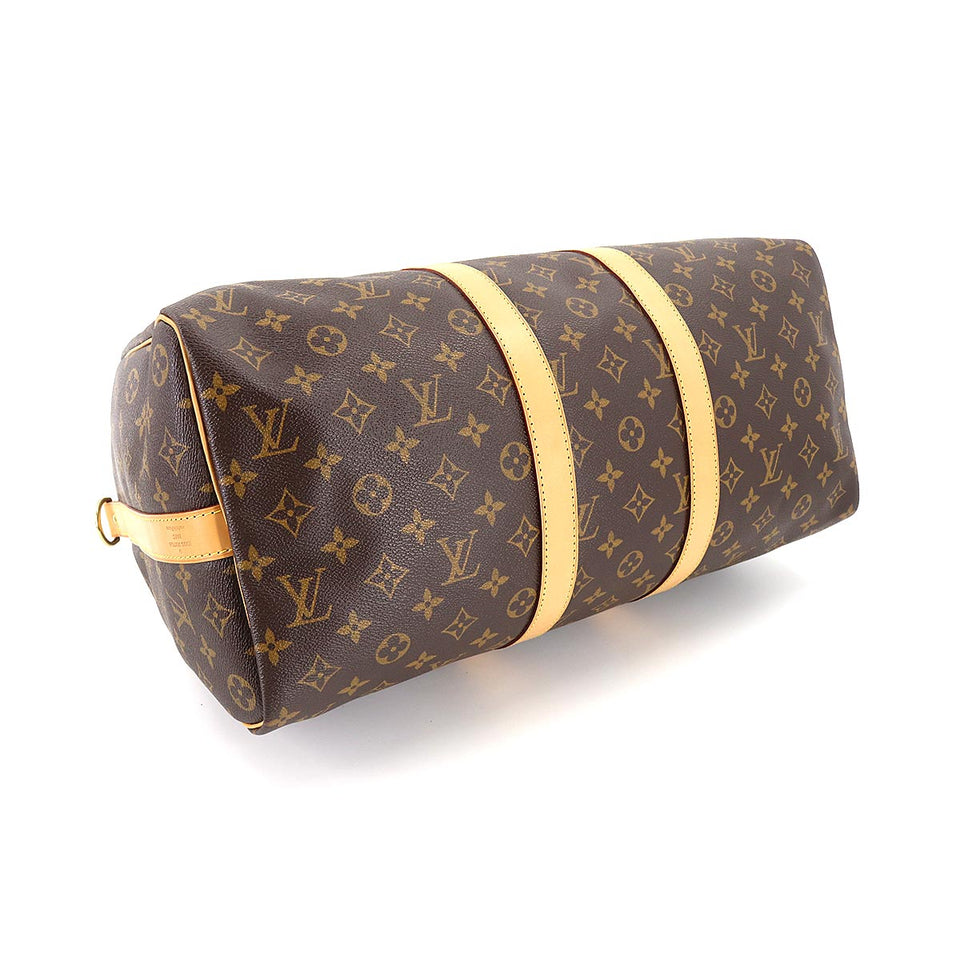 Louis Vuitton Monogram Keepall Bandoliere 45 2Way Boston Bag